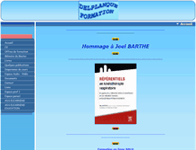 Tablet Screenshot of delplanque-formation.com
